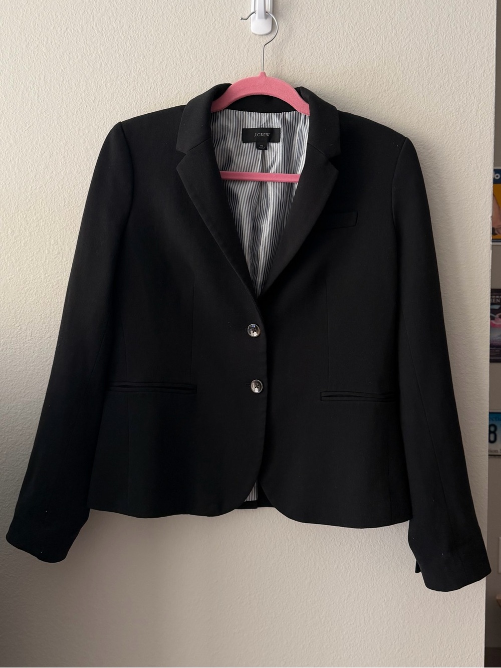 J. Crew Women's Black Tailored Blazer
